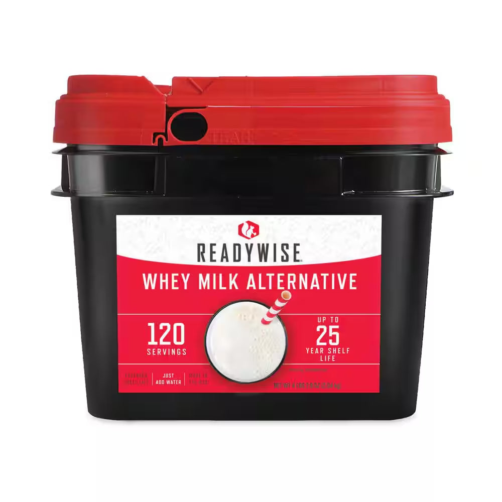 120 Whey Milk Emergency Serving Grab and Go Bucket