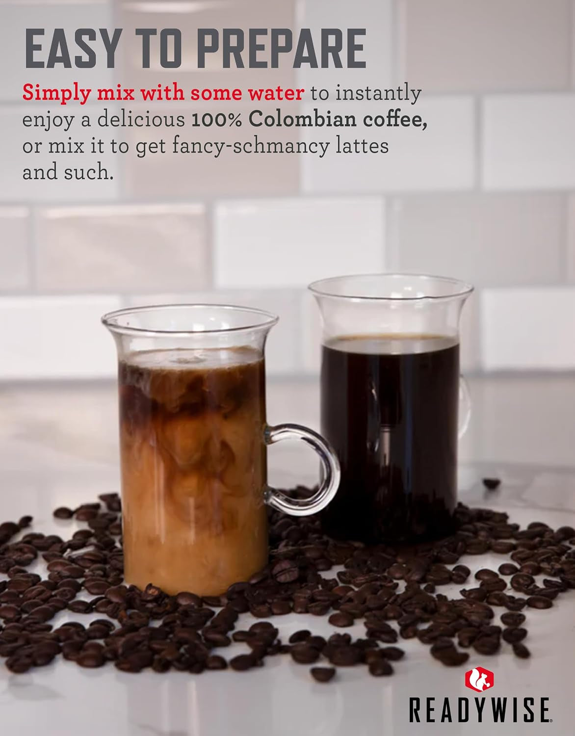 Emergency Food Survival Supply Coffee Bucket, 360 Servings