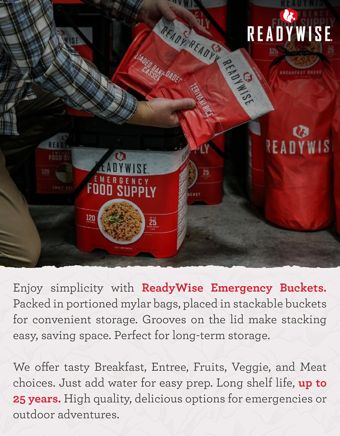 Emergency Food Survival Supply Coffee Bucket, 360 Servings