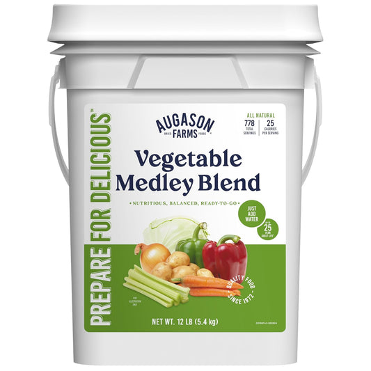 Vegetable Medley Blend Emergency Food Supply, 778 Servings