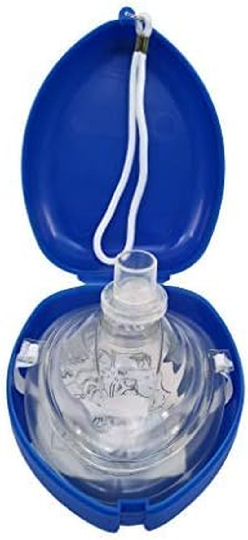 1Pcs First Aid CPR Rescue Adult and Child Cpr Face Shield Barrier Face Shield Oxygen Inlet in Box